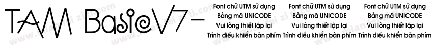 TAM BasicV7字体转换